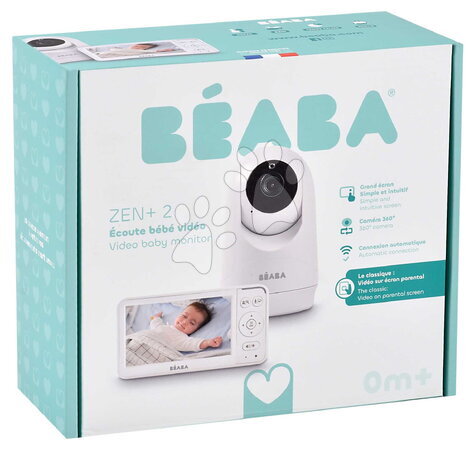 Elektronické chůvičky - Elektronická chůvička Video Baby Monitor Zen+ 2 Beaba - 12