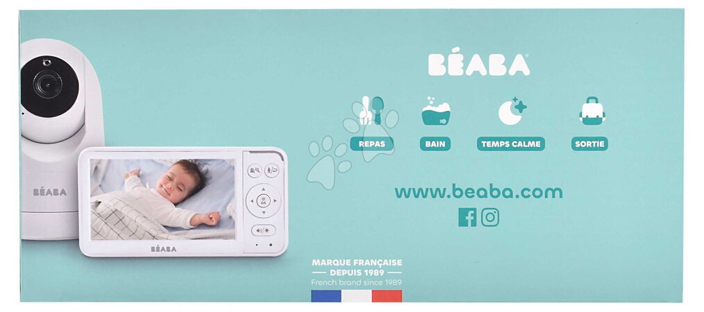 Elektronické chůvičky - Elektronická chůvička Video Baby Monitor Zen+ 2 Beaba - 14