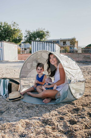 Detské stany - Plážový stan pre deti Breezy Anti UV Tent Lichen Beaba - 3