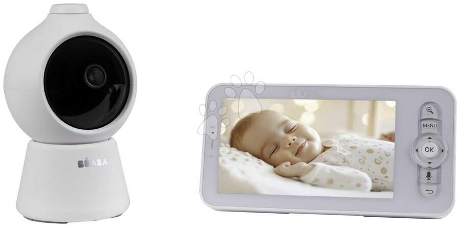 Akcesoria niemowlęce - Elektronická opatrovateľka Video Baby Monitor Zen Smart AI White Beaba_1