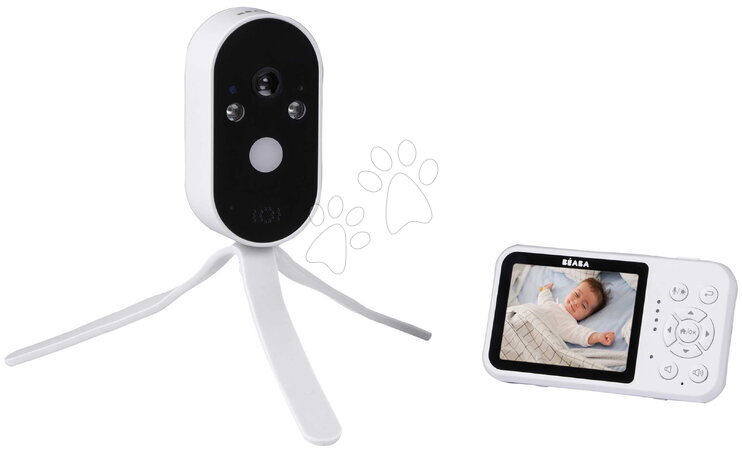 Sikkerhed og sundhed for barnet - Cestovná elektronická opatrovateľka Video Baby Monitor Zen Travel White Beaba_1
