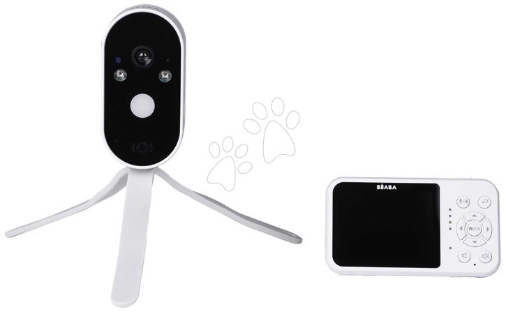 Elektronické chůvičky - Cestovní elektronická chůvička Video Baby Monitor Zen Travel White Beaba - 4