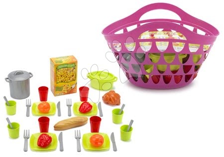 Accesorii și vase de bucătărie de jucărie | Pagină 3 - Coş cu vase 100% Chef Écoiffier