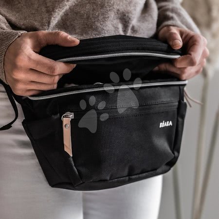 Torbe za previjanje za kolica - Torba za previjanje kao pojas Biarritz Changing Black Bag Beaba - 23