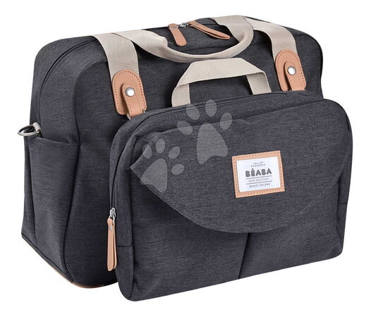 Accessoires pour nourrissons | Page 2 - Sac à langer pour poussette Geneva II Dark Heather Grey Beaba_1