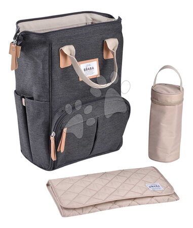 Beaba | Strana 4 - Přebalovací batoh Wellington Changing Bag Dark Heather Grey Beaba_1