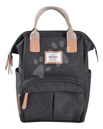 Přebalovací tašky ke kočárkům - Přebalovací batoh Wellington Changing Bag Dark Heather Grey Beaba - 3