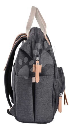 Přebalovací tašky ke kočárkům - Přebalovací batoh Wellington Changing Bag Dark Heather Grey Beaba - 5