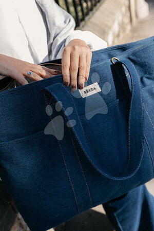 Přebalovací tašky ke kočárkům - Přebalovací taška ke kočárku Madrid Bag XXL Denim Beaba - 12