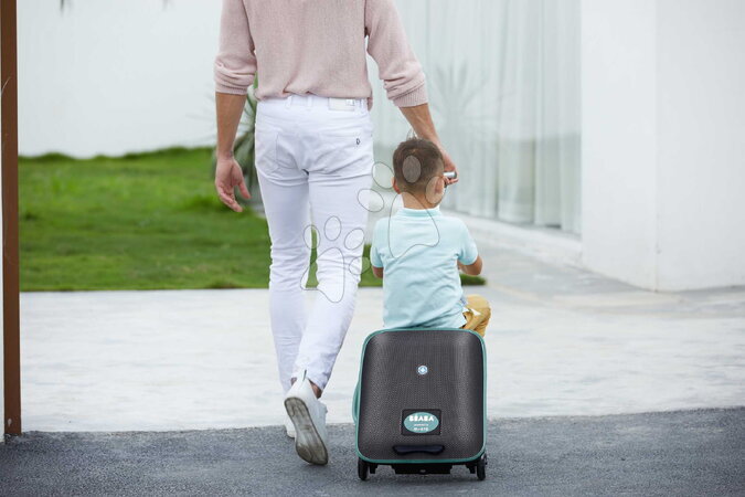 Reisen mit Babys - Kinderkoffer mit Rollen und Sitzfläche Travel Case Eazy Luggage Beaba - 6