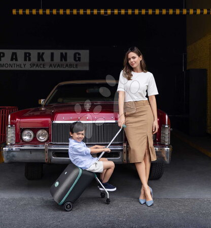 Reisen mit Babys - Kinderkoffer mit Rollen und Sitzfläche Travel Case Eazy Luggage Beaba - 9