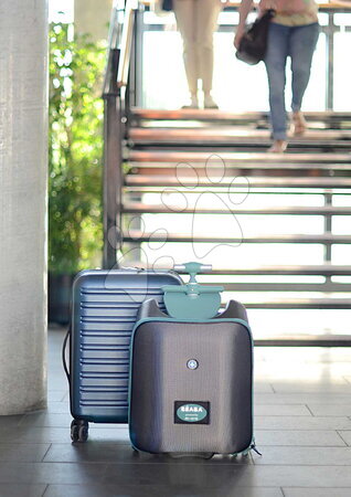 Reisen mit Babys - Kinderkoffer mit Rollen und Sitzfläche Travel Case Eazy Luggage Beaba - 10