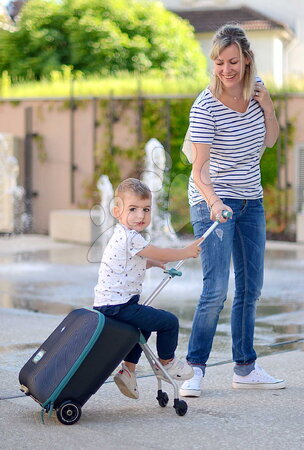 Reisen mit Babys - Kinderkoffer mit Rollen und Sitzfläche Travel Case Eazy Luggage Beaba - 16