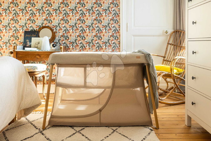 Dětský pokoj a spánek - Přenosná cestovní postýlka pro miminko 3v1 Travel Cot Easy Sleep Clay Gazelle Beaba - 19