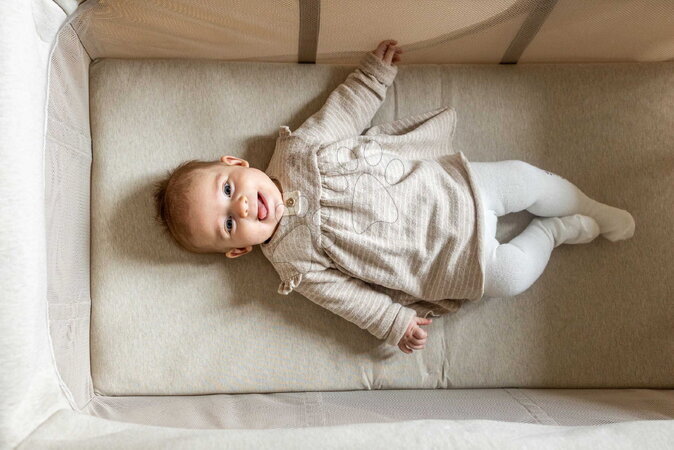 Dětský pokoj a spánek - Přenosná cestovní postýlka pro miminko 3v1 Travel Cot Easy Sleep Clay Gazelle Beaba - 20