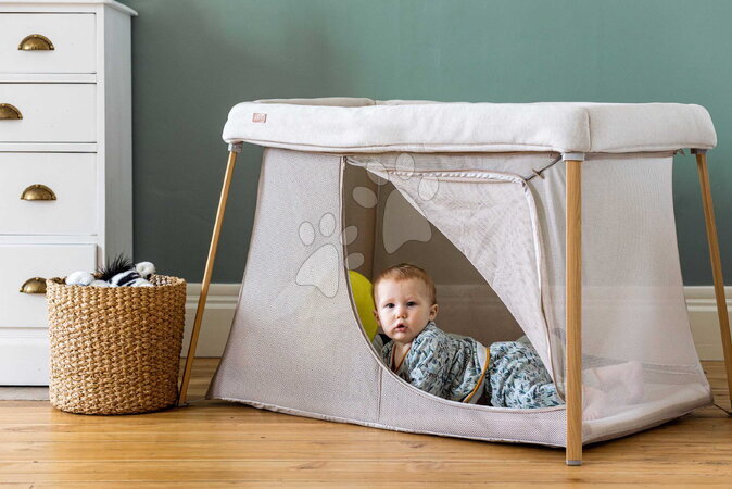 Dětský pokoj a spánek - Přenosná cestovní postýlka pro miminko 3v1 Travel Cot Easy Sleep Clay Gazelle Beaba - 22