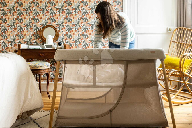 Dětský pokoj a spánek - Přenosná cestovní postýlka pro miminko 3v1 Travel Cot Easy Sleep Clay Gazelle Beaba - 23