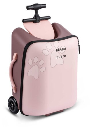 Akcesoria niemowlęce - Kufor na kolieskach so sedátkom pre dieťa Carry-On Suitcase With Child Seat Luggage Eazy Sorbet Beaba_1
