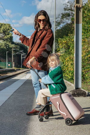 Cestování s miminkem - Cestovní kufr na kolečkách se sedátkem pro dítě Carry-On Suitcase With Child Seat Luggage Eazy Sorbet Beaba - 11