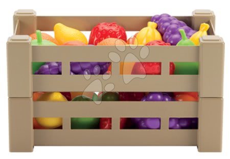 Accesorii și vase de bucătărie de jucărie - Fructe şi legume în ladă 100% Chef Écoiffier_1