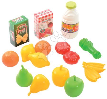 Bucătării de jucărie - Set de fructe și legume în plasă 100% Chef Écoiffier