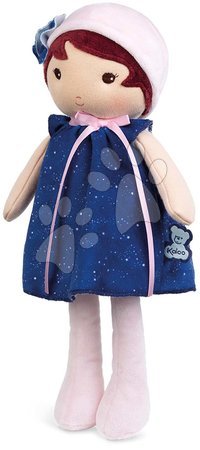 Păpuși de cârpă - Păpușă pentru bebeluși cu melodie Tendresse Aurore K Doll Kaloo 32 cm din material plăcut în rochiță albastră de la 0 luni_1