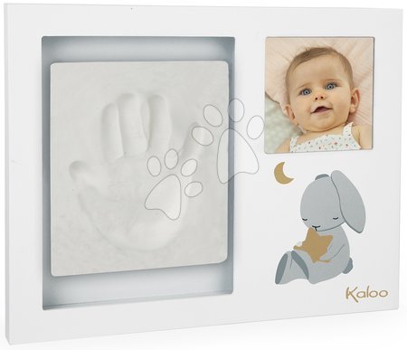 Dekorácie do detských izieb - Drevený rám na fotografiu a odtlačok ručičky alebo nožičky My Memories Frame Kaloo 