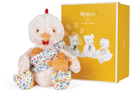 Plüschtiere Kaloo vom Hersteller Kaloo - Plüsch Hahn  Vater mit Hühnern Linoo Chicken Dad Plush Paul Kaloo _1