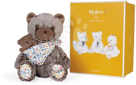 Plyšové medvede - Plyšový otec medveď s mláďatkom Linoo Bear Dad Plush Oscar Kaloo  - 2