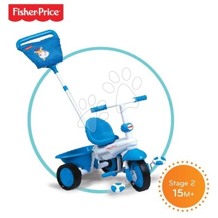Tricikli za djecu od 10 mjeseci - SMART TRIKE 1460633 Fisher-price trojkolka Elite Blue + 10 mesiacov - 3