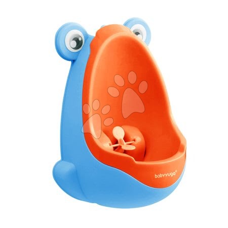 Nočníky a redukcie na toaletu - Pisoár Žaba BabyYuga modro-oranžový