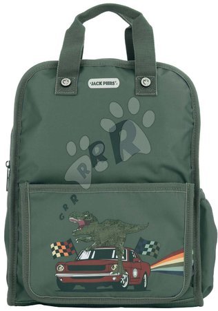 Kreatívne a didaktické hračky - Školská taška batoh Backpack Amsterdam Large Race Dino Jack Piers 
