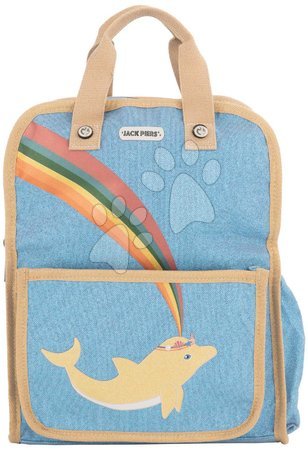 Kreatív és didaktikus játékok - Iskolai hátizsák Backpack Amsterdam Large Dolphin Jack Piers 