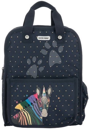 Kreatívne a didaktické hračky - Školská taška batoh Backpack Amsterdam Large Zebra Jack Piers 