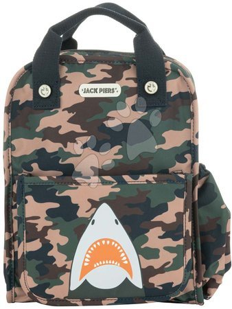 Iskolai kellékek - Iskolai hátizsák Backpack Amsterdam Small Camo Shark Jack Piers 