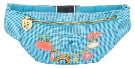 Kreatívne a didaktické hračky - Ľadvinka Fanny Pack Banane Vichy Love Blue Jeune Premier