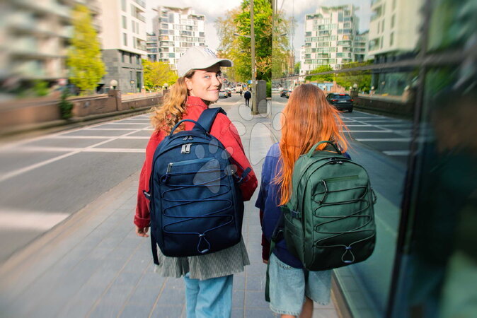 Školské tašky a batohy - Školský batoh Backpack College Khaki Jeune Premier - 19