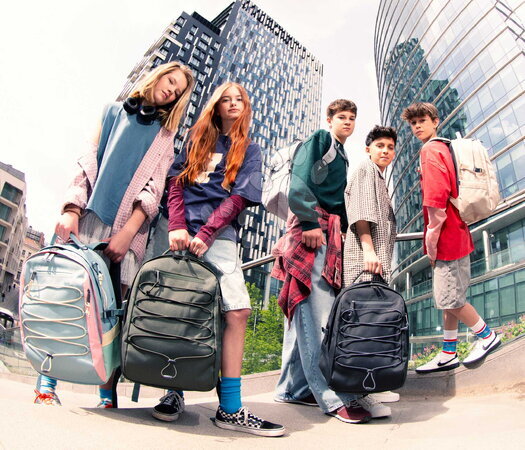 Školské tašky a batohy - Školský batoh Backpack College Khaki Jeune Premier - 13