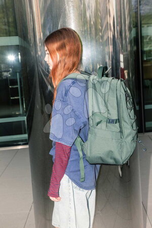 Školské tašky a batohy - Školský batoh Backpack College Khaki Jeune Premier - 4