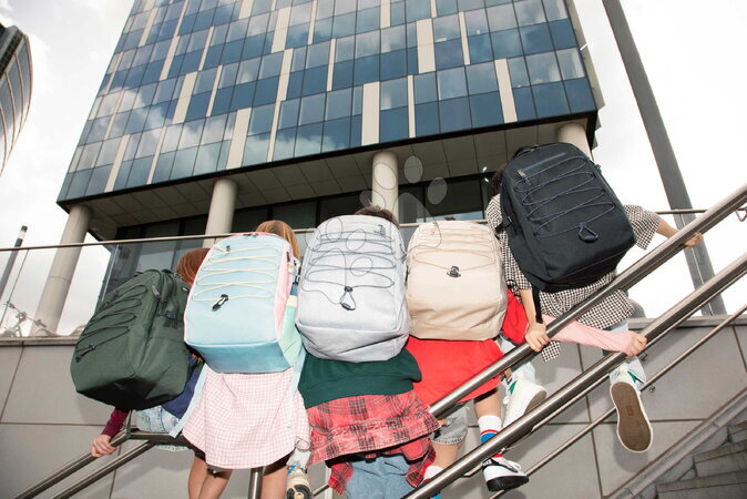 Školské tašky a batohy - Školský batoh Backpack College Khaki Jeune Premier - 14