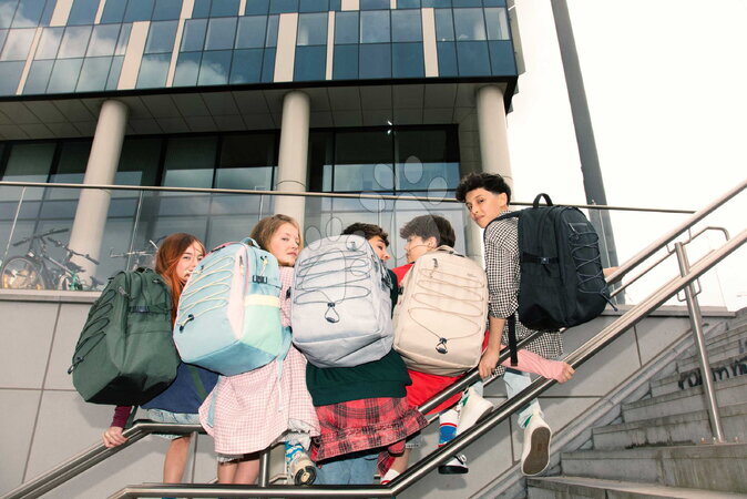 Školské tašky a batohy - Školský batoh Backpack College Khaki Jeune Premier - 15
