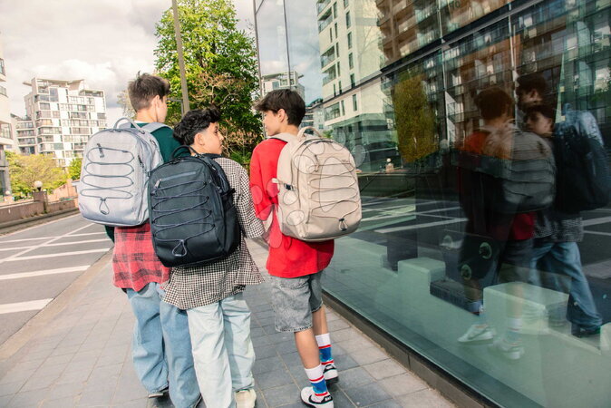 Školní tašky a batohy - Školní batoh Backpack College Black Jeune Premier - 13