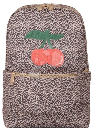 Rechizite școlare - Geantă școlară rucsac Backpack Jackie Leopard Cherry Jeune Premier