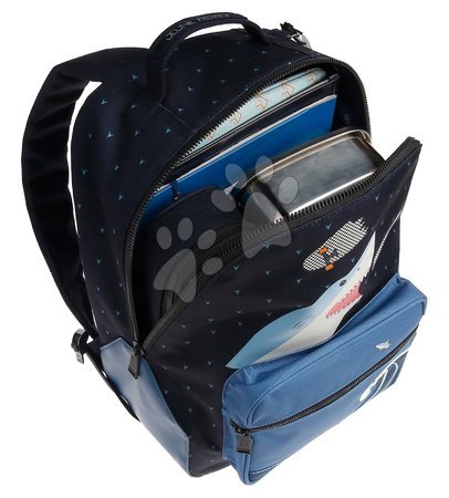 Tornistry i plecaki - Szkolna torba plecak Backpack Bobbie Sharkie Jeune Premier - 1