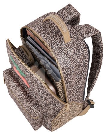 Schultaschen und Rucksäcke - Schulrucksack Backpack Bobbie Leopard Cherry Jeune Premier - 1