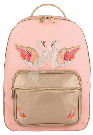Jeune Premier - Školská taška batoh Backpack Bobbie Pearly Swans Jeune Premier ergonomický luxusné prevedenie 41*30 cm