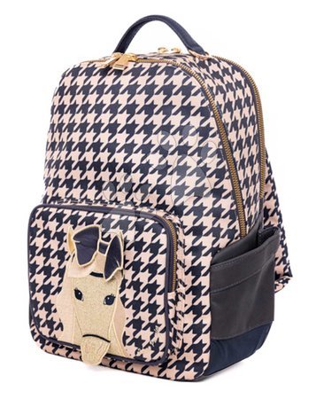 Školní potřeby - Školní taška batoh New Bobbie Houndstooth Horse Jeune Premier