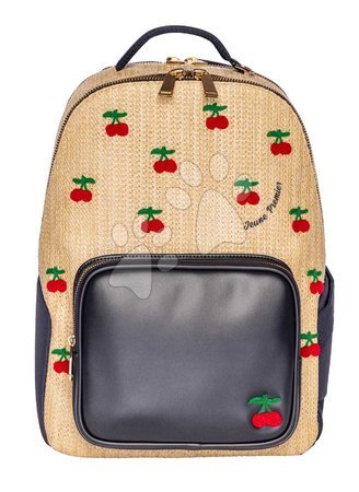 Školní potřeby - Školní taška batoh New Bobbie Raffia Cherry Jeune Premier