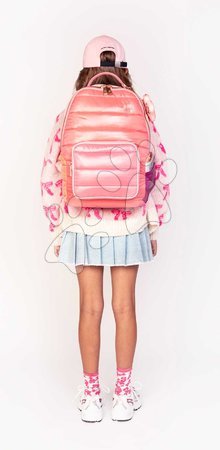 Schultaschen und Rucksäcke - Schulranzen Rucksack New Bobbie Puffer Pink Jeune Premier - 8