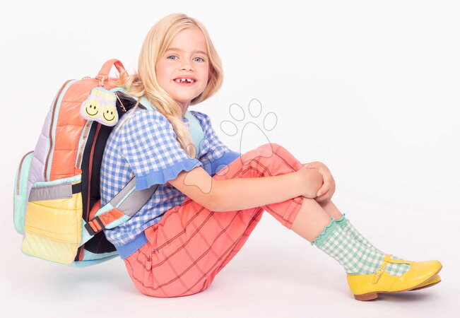 Školské tašky a batohy - Školská taška batoh New Bobbie Puffer Pastel Party Jeune Premier - 11
